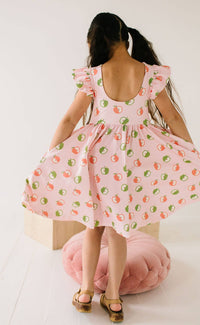 Olivia Dress in Apple A Day