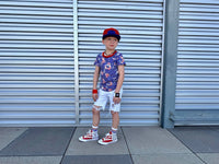 Red and Blue Stripe Washington V2 Socks