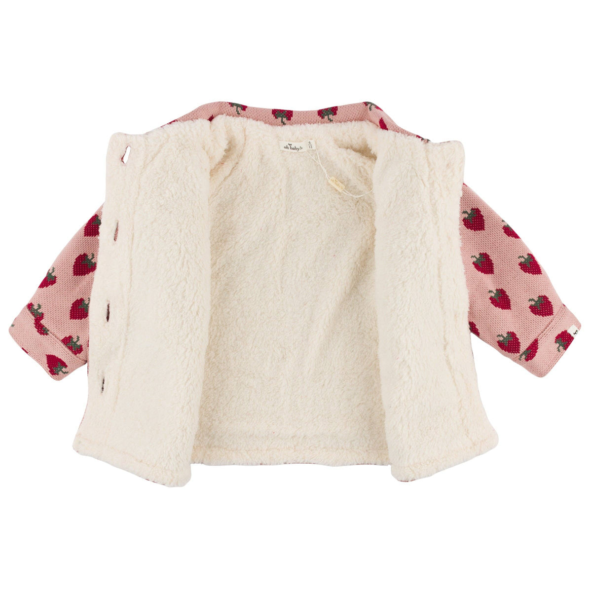 Winter Berries Shacket w/Blush Snowdrift Lining