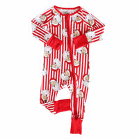 Santa Claus Lane Convertible Zip Romper