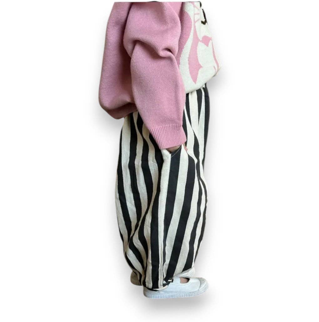 Kids Striped Baggy Pant - Jester Balloon Pant