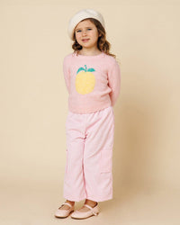 Corduroy Wide Pants - Pink