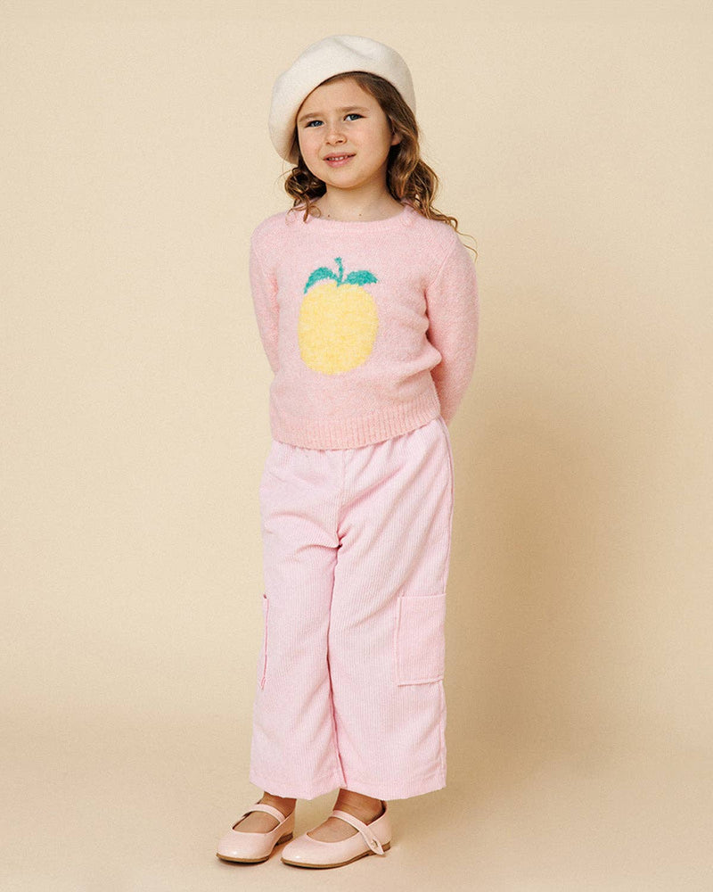 Corduroy Wide Pants - Pink