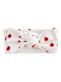Ladybug / Organic Pointelle Bow