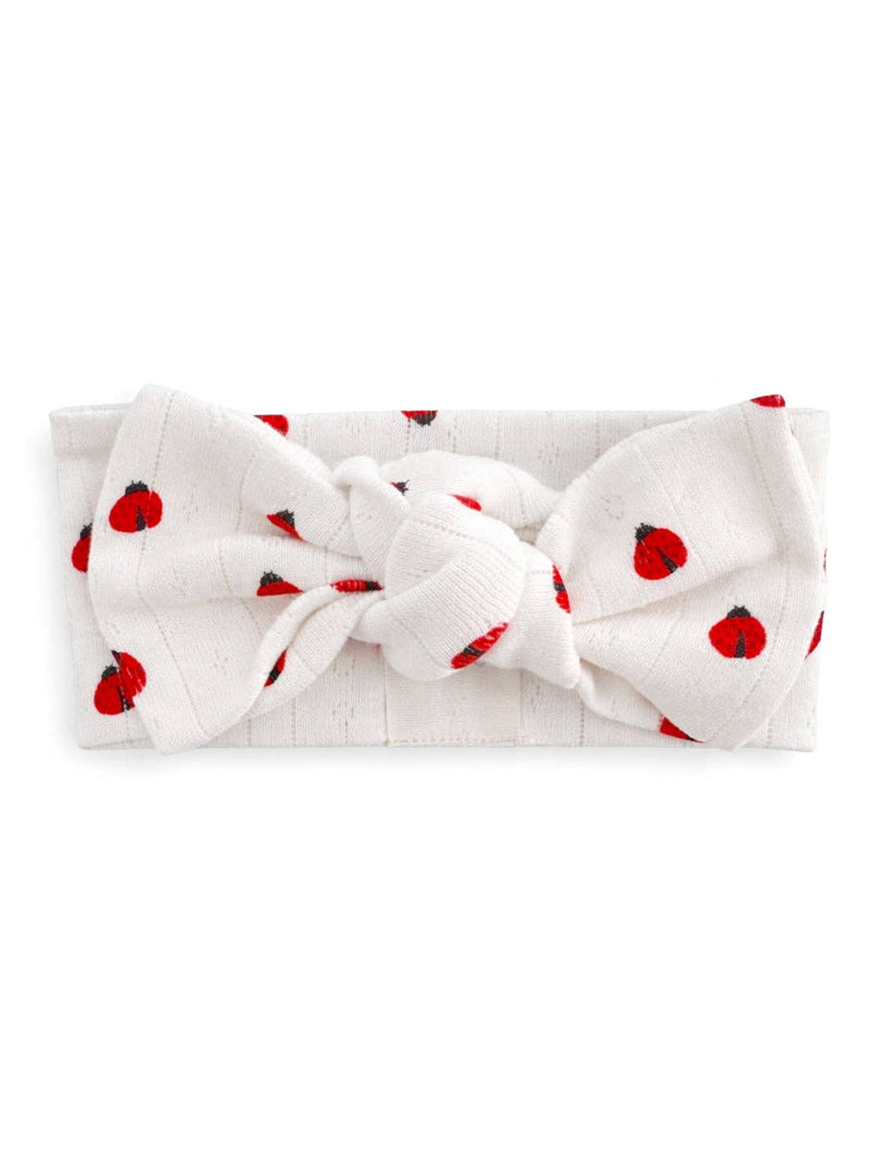 Ladybug / Organic Pointelle Bow
