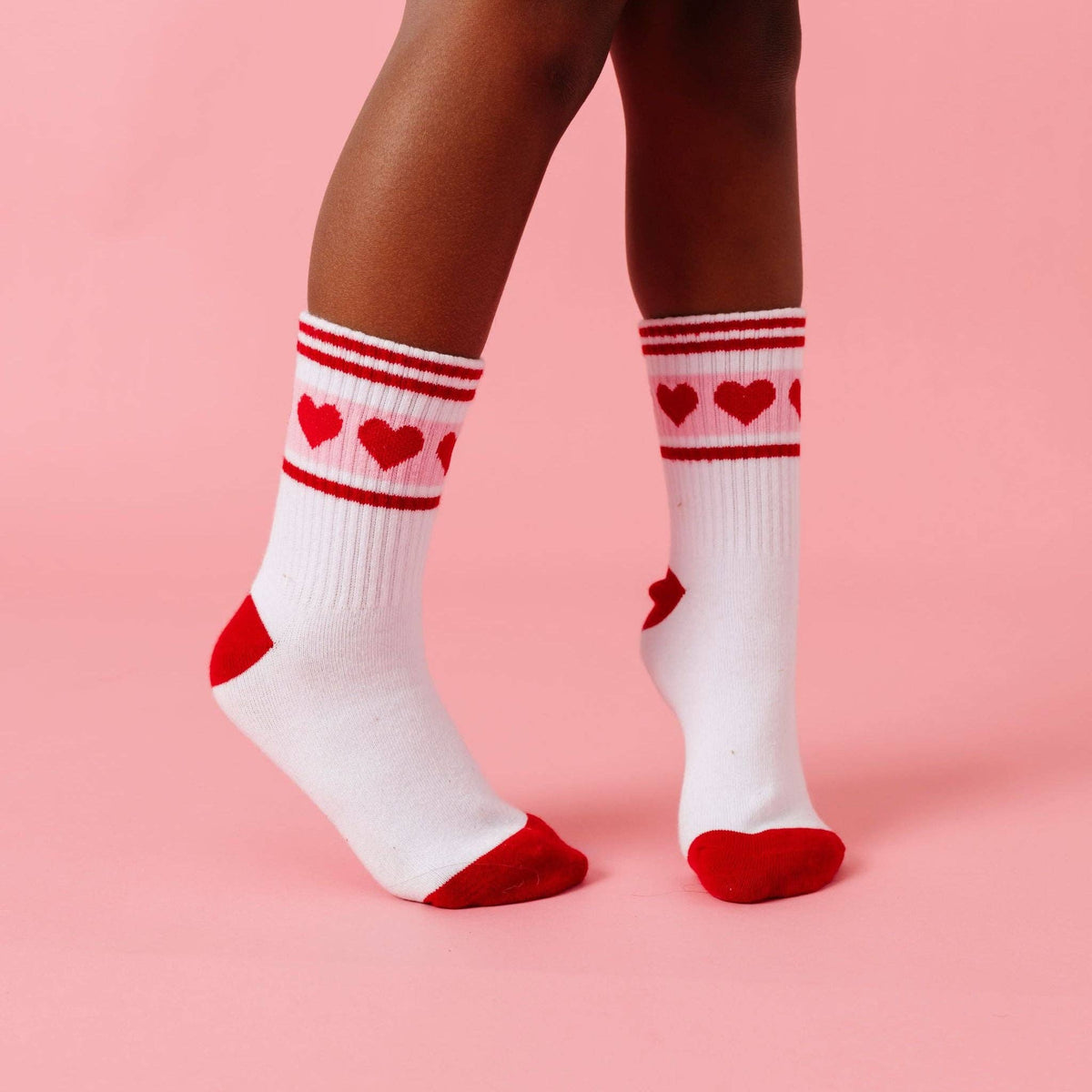 Valentine's Athletic Crew Sock