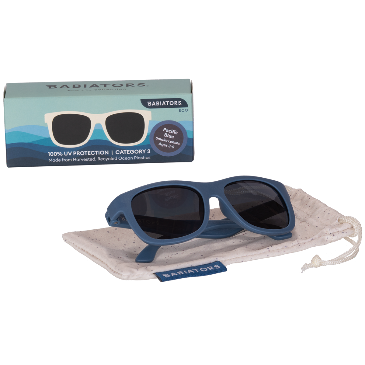 Navigator Sunglasses in Pacific Blue - Kids Eco Collection