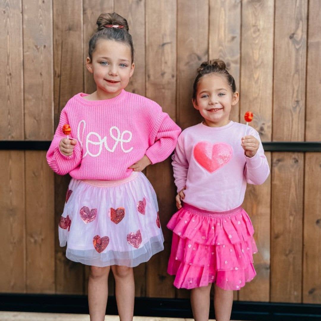 Heart Petal Valentine's Day Tutu - Girls Clothes