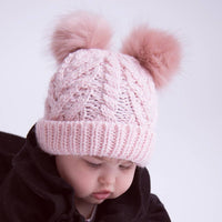 Blush Pink Fluffer Beanie