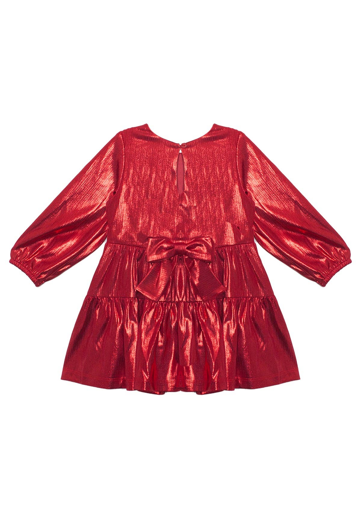 Ruby Red Teired Dress