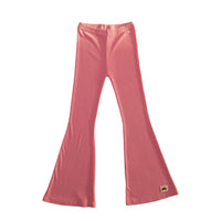 Flared Leggings (Lightweight) - Neon Pink