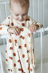 Brown Bear Organic Blanket