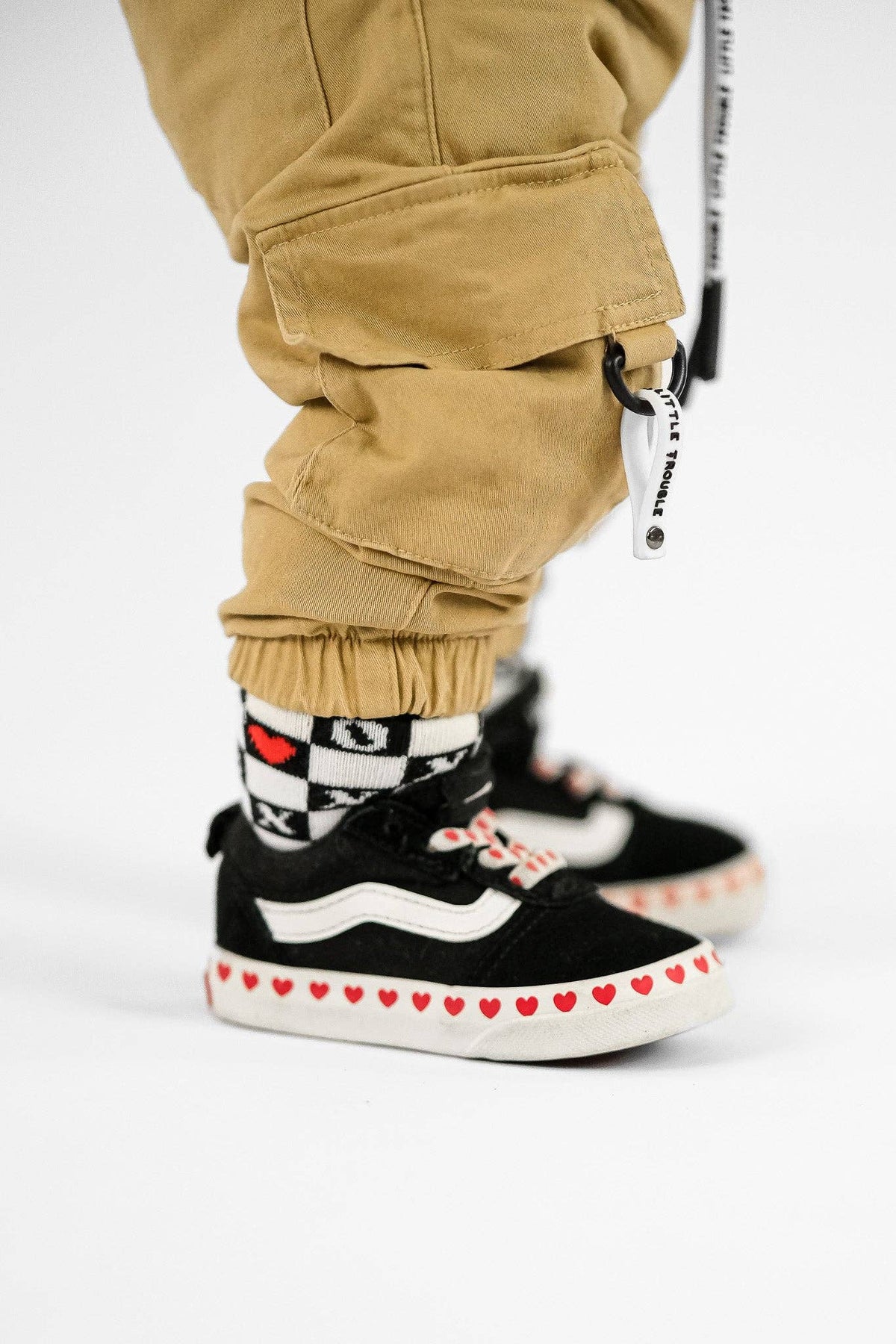 Checked in Love Socks