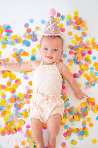 Cotton Candy | Organic Pointelle Ruffle Bloomer