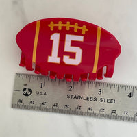 15 Football Claw Clip