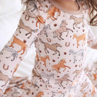 P's Ponies Two Piece Pajama Set