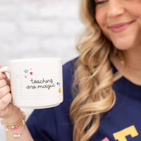 Teachers Are Magic Ceramic Mug - Cream