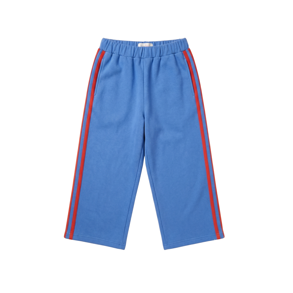 Side Stripe Track Pant - Cornflower/Scarlet