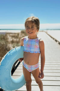 Scoopback Set (plaid)