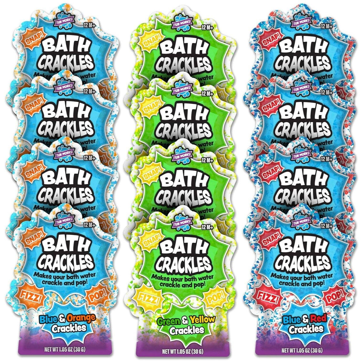 Tub Works® Bath Crackles Bath Toy, Variety