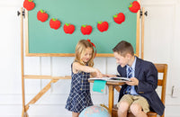 Puffy Felt Apple Banner
