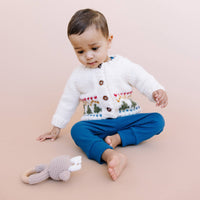 Holiday Tree Fair Isle Cardigan Kids Baby Sweater