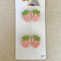 Baby Bling® 2-Pack Strawberry Novelty hair clips - 2 colors