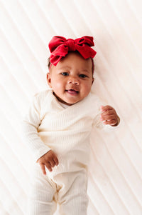 Baby Bling® Velvet FAB® Skinny soft headband with velvet bow