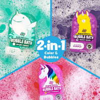 Tub Works® Magical Kids Bubble Bath, Variety | Pink, Purple & Teal Bath Colors
