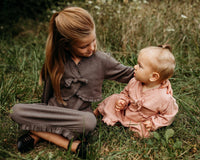 Taffy | Organic Pointelle Ruffle Sweater