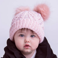 Blush Pink Fluffer Beanie