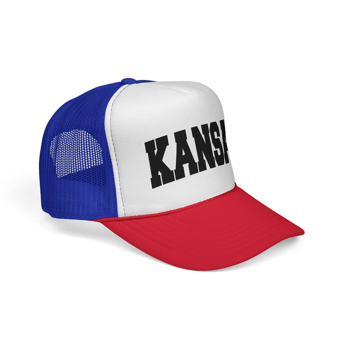 Kids Kansas Retro Collegiate Style Youth Trucker Hat