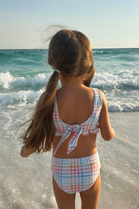 Scoopback Set (plaid)