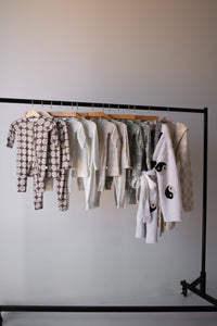 Bamboo Zip Pajamas | Retro Floral