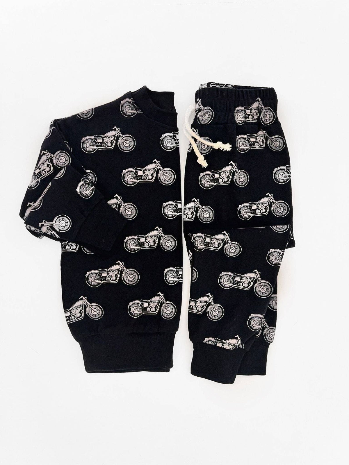 Born to Ride Black Jogger set