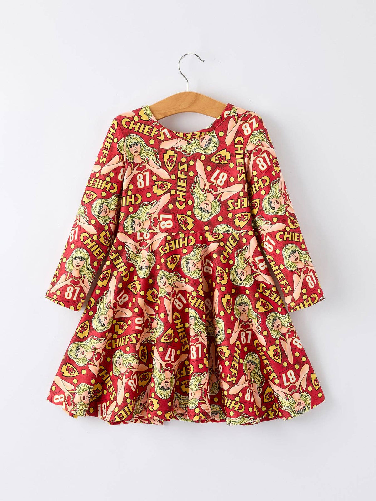 TS Red Girls Football Dress