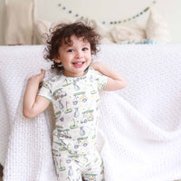 Country Club Cuties Two Piece Pajama Set | Blue