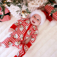 Santa Claus Lane Convertible Zip Romper