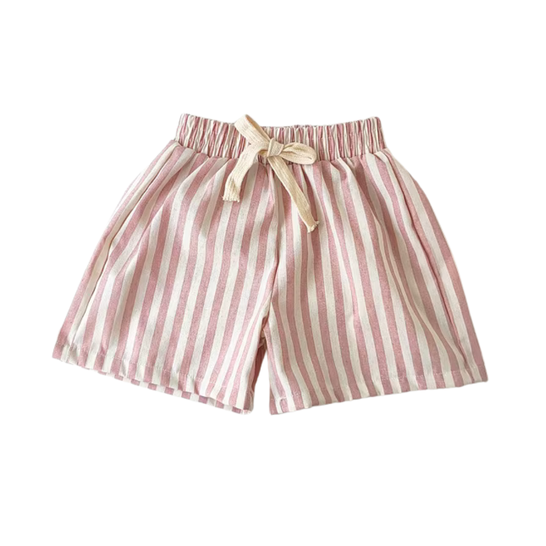 Emerson Striped Short- Pink