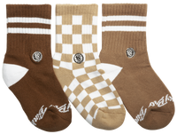 Kids Socks 3-Pack Brownie Checks