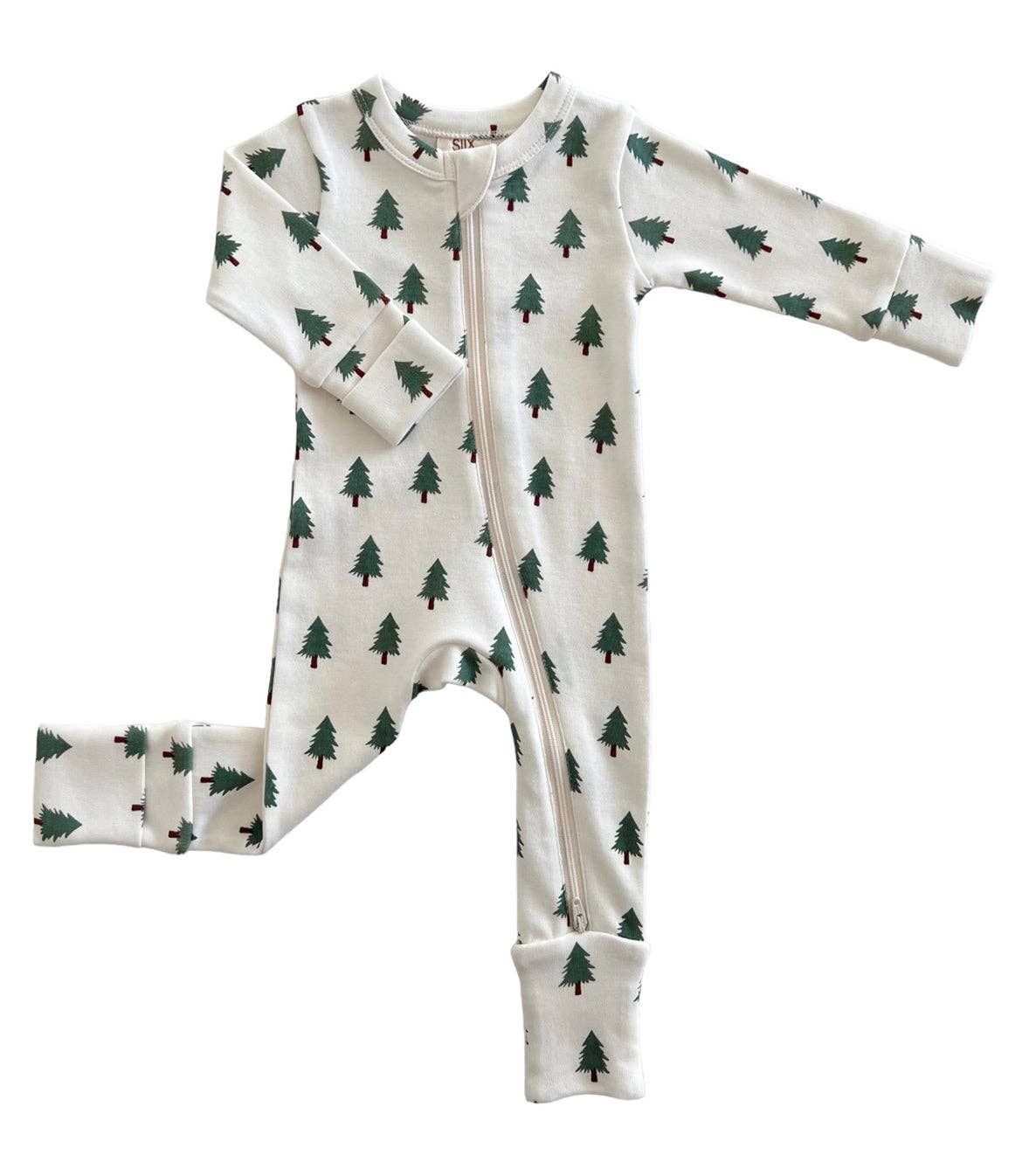 Trees Organic 2-Way Zip Romper