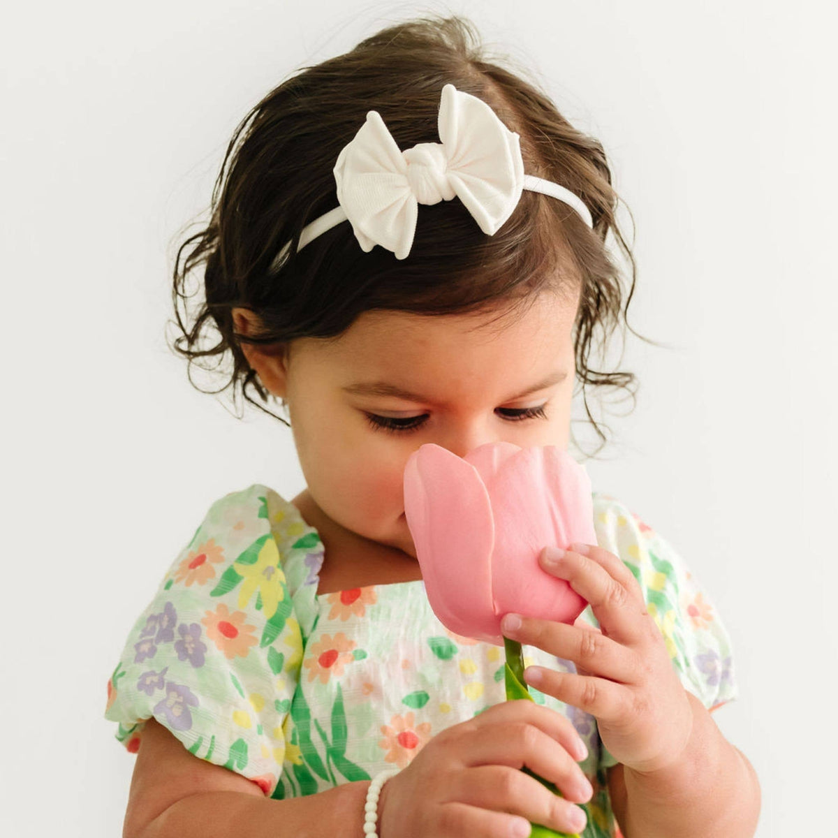 Baby Bling® Baby FAB® Skinny soft nylon bow headband 3 Colors