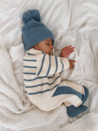 Chunky Knit Striped Sweater