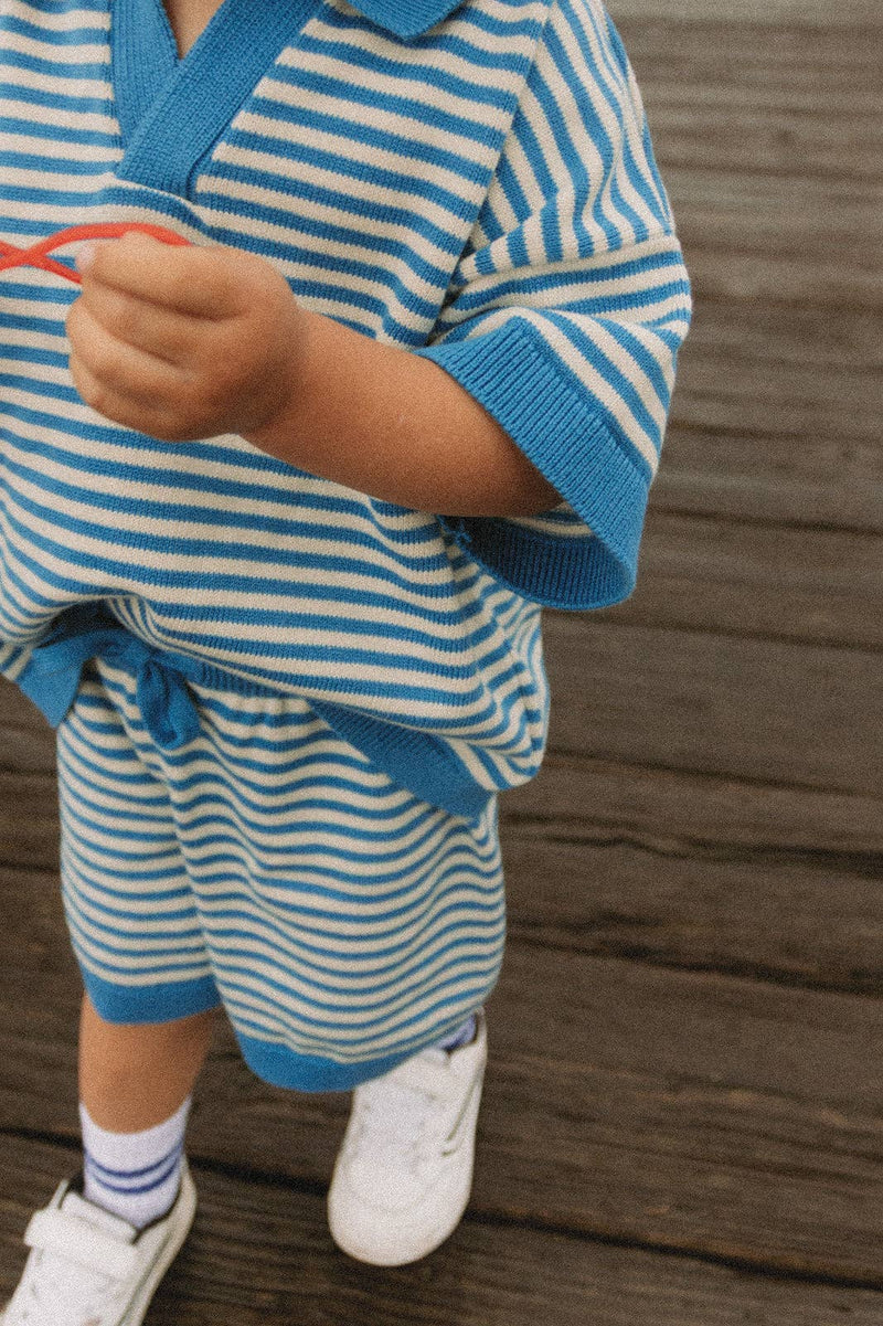 Paxton Set in Vanilla Ice Stripe