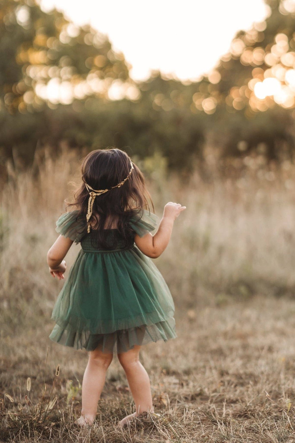 Fawn Dress (forest tulle)