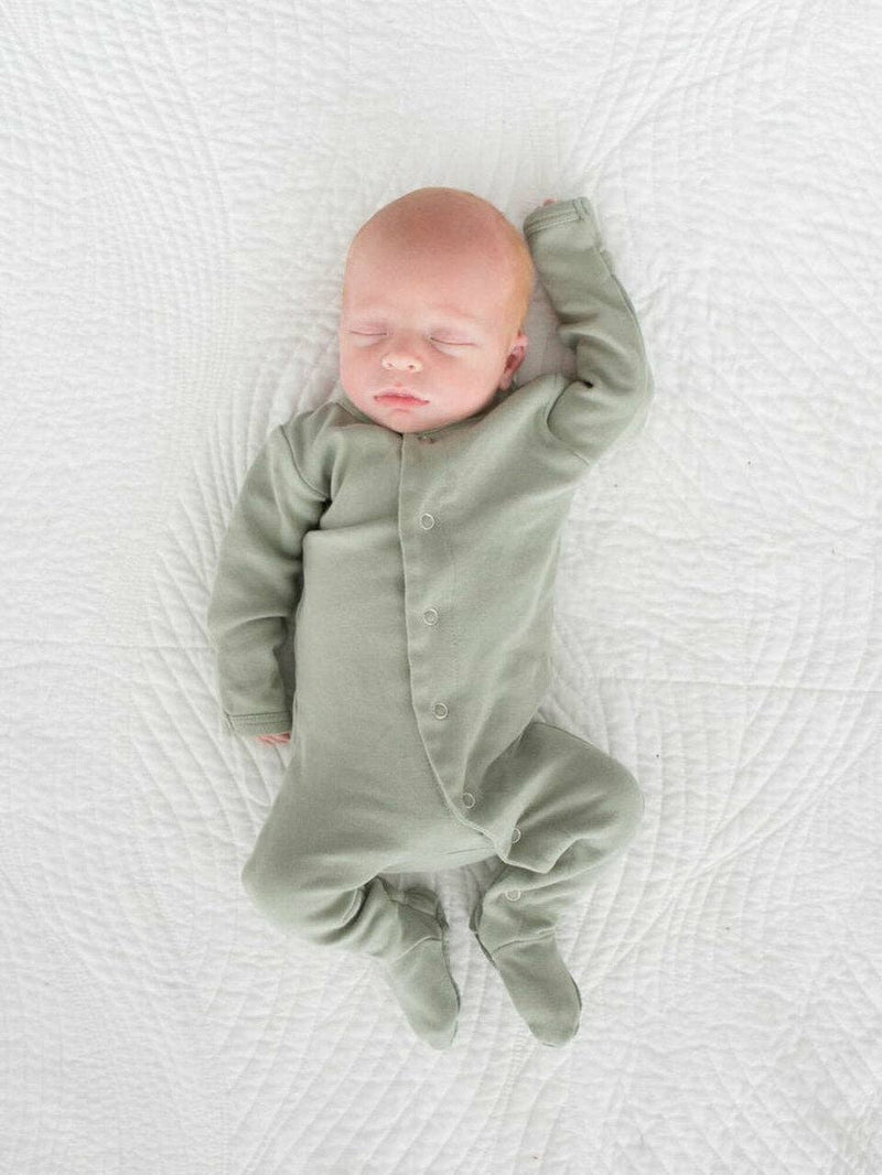 Seafoam | Organic Snap Footie