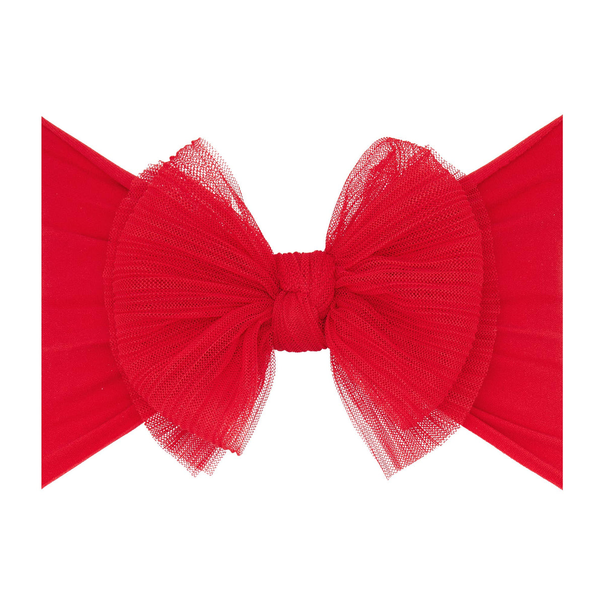 Baby Bling® Tulle FAB® soft nylon headband with tulle bow 2 colors