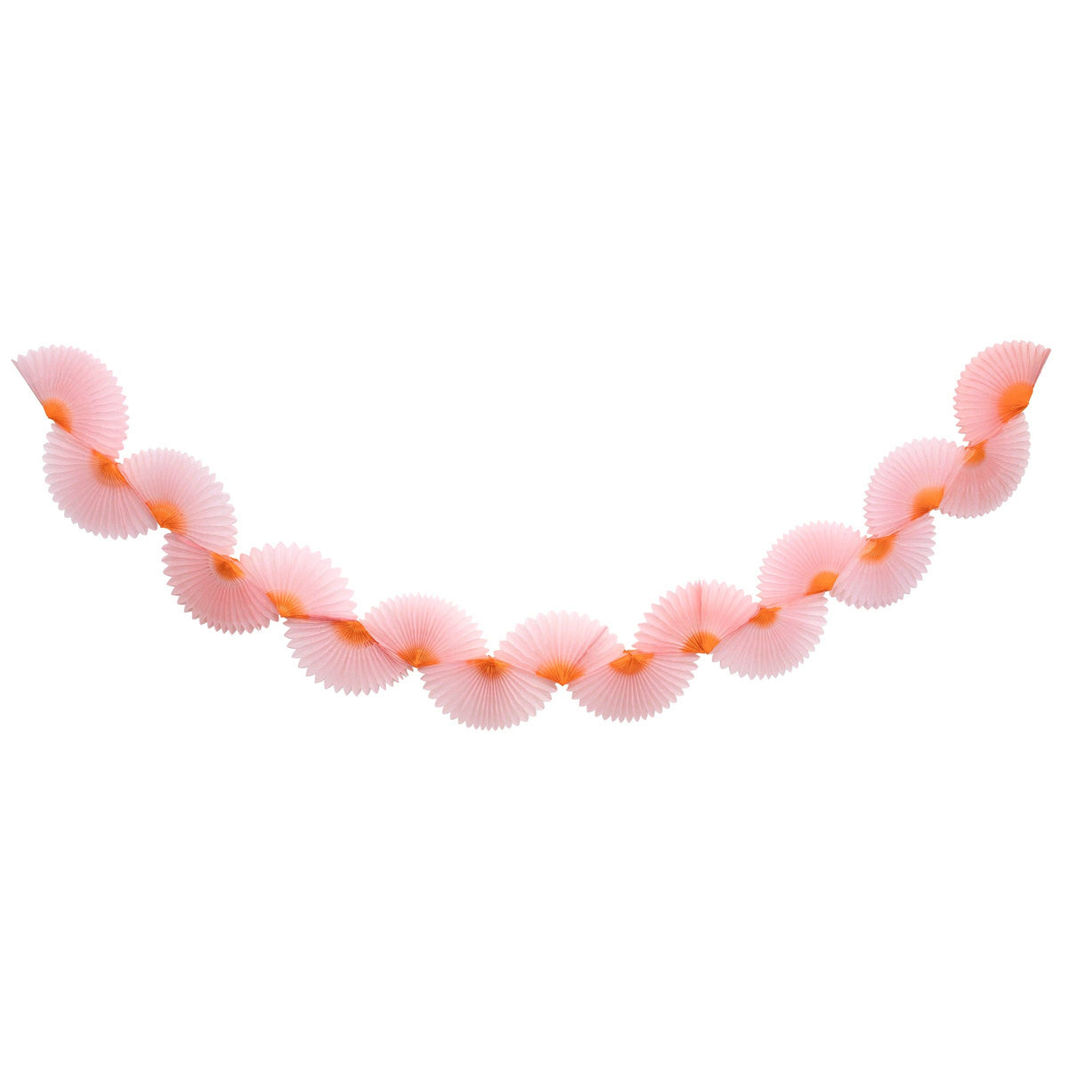 Pink Honeycomb Fan Garland