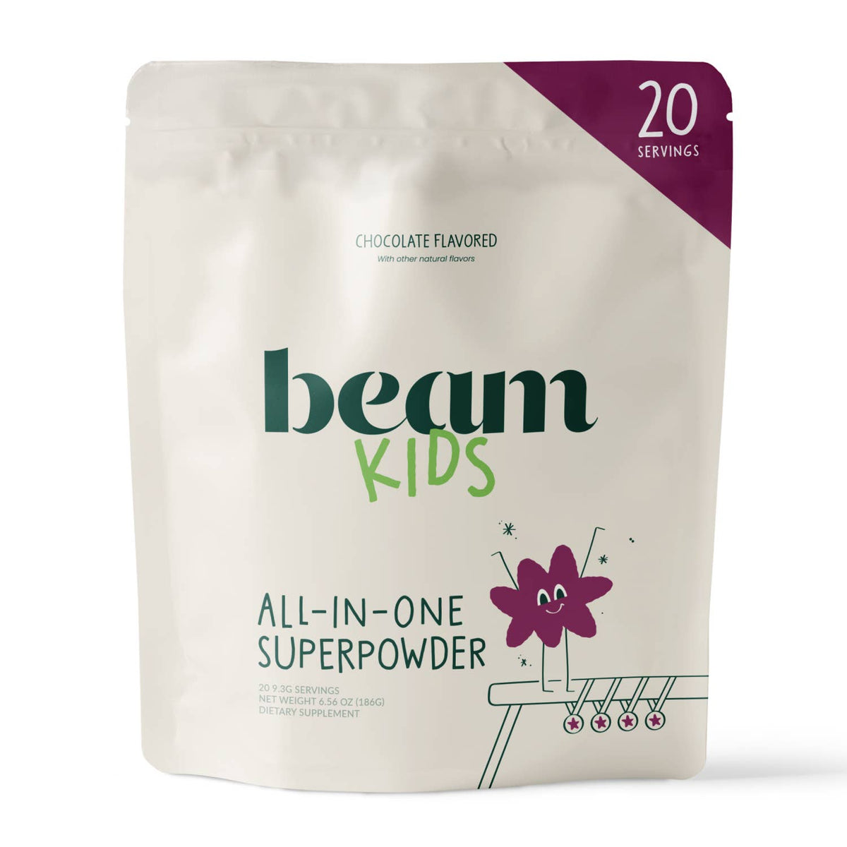 Beam Kids - Chocolate (20 servings) pouch