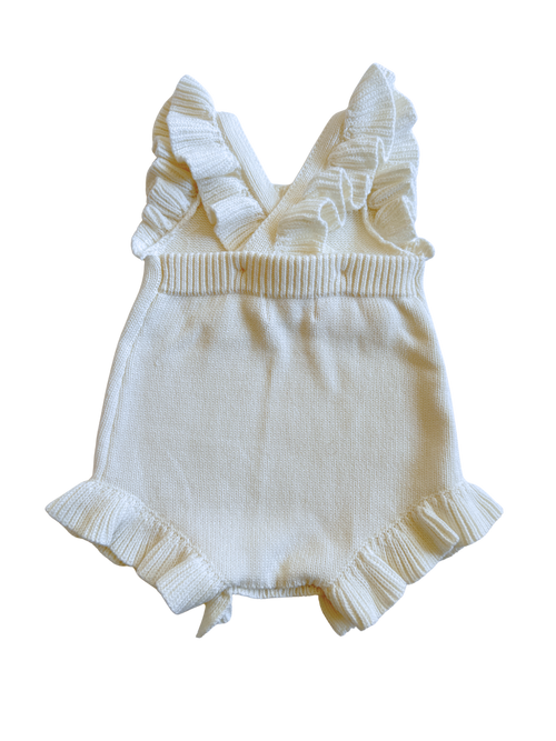 Frills Knit Romper